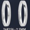 Alianças em Prata 950 – 24K156